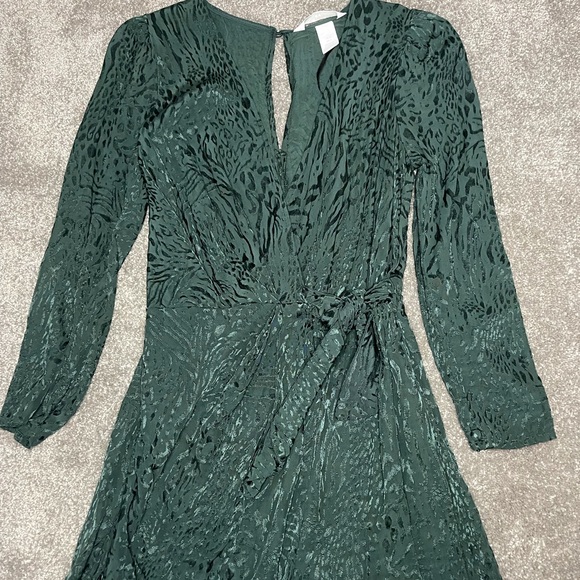 H&M | JACQUARD ROMPER | DARK GREEN | SIZE SMALL - Picture 3 of 3